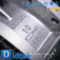 Didtek Worm Gear Operated Triple Offset Flange Butterfly Valve